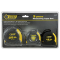 Steel Grip Measuring Tape Set 3Pc 2265296